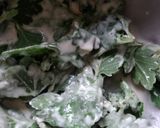 菊の葉の天ぷら作り方3写真