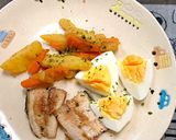 2歳児幼児食☆豚汁、プレート、梅しらす作り方2写真