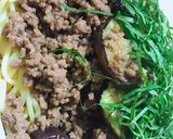 茄子の肉味噌パスタ作り方4写真