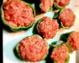 剥がれないピーマン肉詰め作り方4写真
