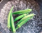 超簡単！オクラの胡麻 生姜醤油和え作り方1写真