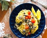 シチリア風イワシのオイルパスタ作り方9写真