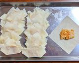 揚げワンタンの甘酢餡かけ作り方5写真