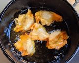 揚げワンタンの甘酢餡かけ作り方8写真