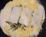糸ひくあと引くモッツアレラチーズ入り卵焼作り方3写真