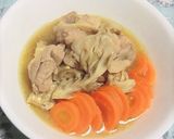 舞茸と鶏もも肉のみそ味にもの作り方5写真