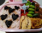ハートのり弁作り方3写真