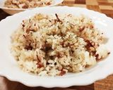 もち麦入り☆炊飯器で作るコンビーフピラフ作り方7写真