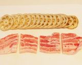 【常備菜】豚バラとれんこんのきんぴら作り方1写真