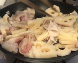 【常備菜】豚バラとれんこんのきんぴら作り方3写真