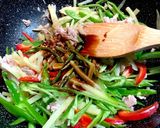簡単 じゃがいもと豚肉でチンジャオロース作り方9写真