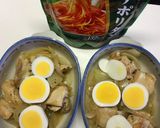 野菜やきのこ・鶏肉のパスタソースグラタン作り方4写真