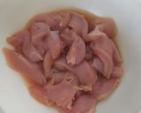 鶏胸肉の黒酢焼き作り方3写真