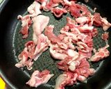 ニラと豚こまのオイスターポン酢焼きそば作り方4写真