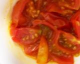レンジでオクラとミニトマトの梅入り炒め風作り方2写真