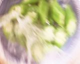 レンジでオクラとミニトマトの梅入り炒め風作り方3写真