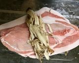 ヘルシー♡つまみ♡弁当♡豚ロース野菜巻き作り方5写真