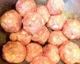 大きな肉団子♪野菜甘酢あんかけ♪作り方9写真