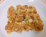 離乳食☆ゆでうどんで手掴みお好み焼き♬作り方5写真