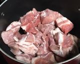 めんつゆで簡単旨し♡野菜と豚肉の煮物作り方3写真