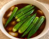 海老とオクラの煮浸し作り方6写真