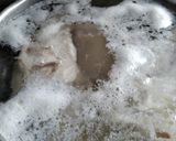 簡単柔らか茹で鶏とチキンスープ作り方2写真