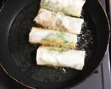 大葉と豚肉の春巻き作り方8写真