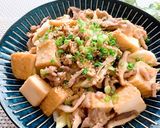 簡単・節約！厚揚げと豚ひき肉の甘辛炒め作り方8写真
