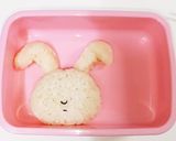 キャラ弁♪なぐられうさぎ！クレしん♪作り方2写真