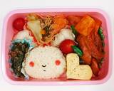 キャラ弁♪なぐられうさぎ！クレしん♪作り方4写真