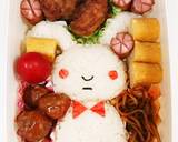 キャラ弁♪なぐられうさぎ！クレしん♪作り方5写真