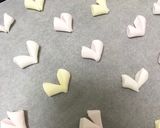 マシュマロで☆ハートのメレンゲクッキー作り方1写真