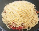 オクラのトマトソーススパゲッティ作り方6写真