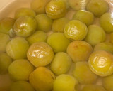 梅ジュースの残り梅の活用！甘露煮作り方2写真
