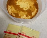 スポンジケーキの消費に☆チーズ乗せケーキ作り方1写真