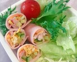 残りものの冷やし中華の具材をクルクル作り方6写真