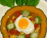調味料なし!坊ちゃんかぼちゃの蒸しサラダ作り方10写真