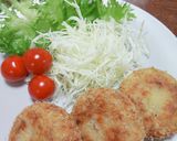 ポテトコロッケ(旬の新ショウガ、イカ)作り方9写真