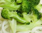 胡麻ダレ推奨●冷やしブロッコリーうどん作り方2写真