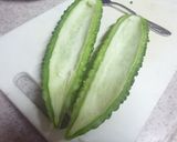 子供でも☺ゴーヤと鯖水煮のマヨサラダ作り方1写真
