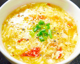 鶏むね･鶏もものゆで鶏の旨みで！卵スープ作り方26写真