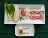 豚と豆腐の棒々鶏風だれ作り方1写真