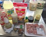 唐揚げマヨ付け!(^^)!作り方1写真