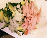 我が家の基本のスパサラ作り方4写真