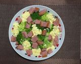 ブロッコリーとあらびきステーキ(^^)作り方2写真