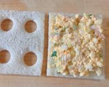朝食に!ソーセージ花で可愛い玉子サンド作り方6写真