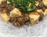 簡単☆乾燥こんにゃくパスタで麻婆豆腐作り方15写真