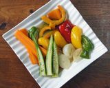 彩野菜の揚げ浸し作り方6写真