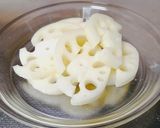 花粉症対策！れんこん人参豚肉の甘辛炒め作り方1写真