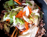 簡単✨すき焼きの素で肉どうふ作り方3写真